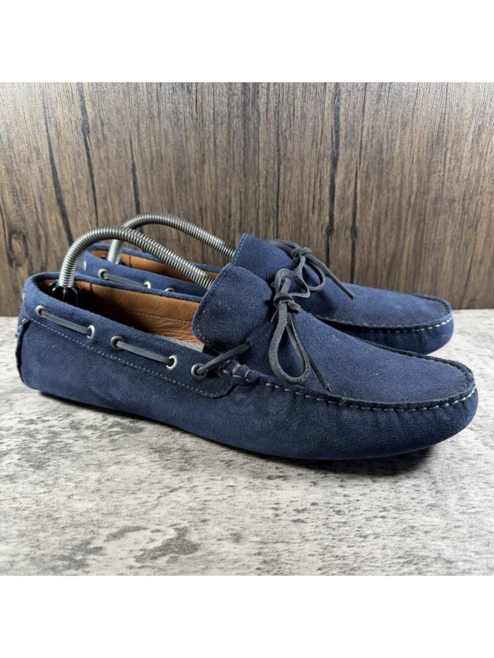 Johnnie-O Mens Getaway Driver Blue Loafers Size 11 (7666811)